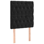 Headboards 2 pcs Black 80 cm Velvet