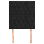 Headboards 2 pcs Black 80 cm Velvet