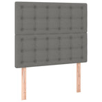 Headboards 2 pcs Dark Grey 80 cm Fabric