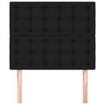 Headboards 2 pcs Black 100 cm Fabric