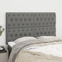 Headboards 4 pcs Dark Grey 72 cm Fabric