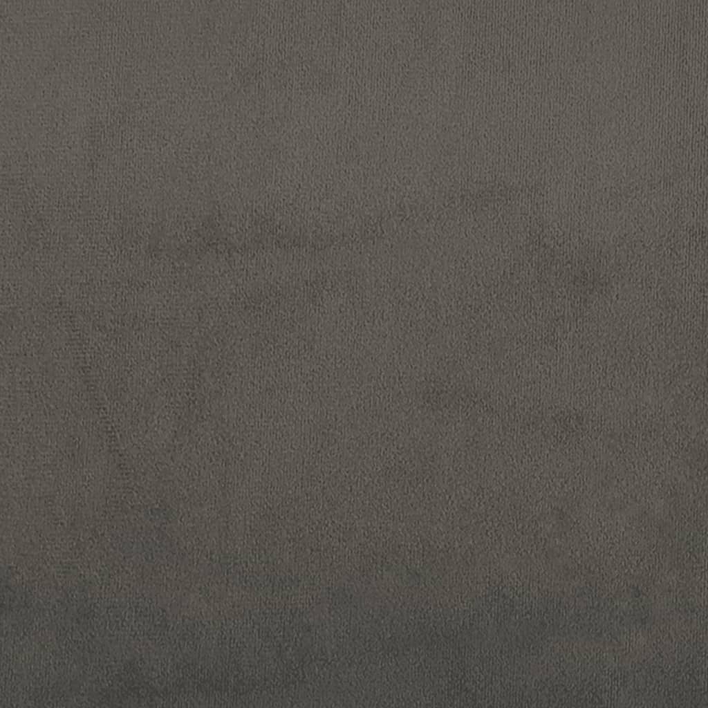 Headboards 4 pcs Dark Grey 72 cm Velvet