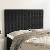 Headboards 4 pcs Black 72 cm Velvet