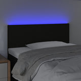 LED Headboard Black 100 cm Fabric - Side View