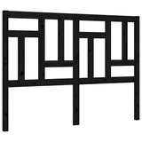 Bed Frame without Mattress Black 135x190 cm Solid Wood - Extra Image