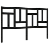Bed Frame without Mattress Black 150x200 cm Solid Wood