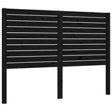 Bed Frame without Mattress Black 135x190 cm Solid Wood - Low Angle