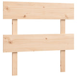 Senior Bed without Mattress 90x190 cm Solid Wood - Low Angle