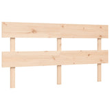 Senior Bed without Mattress 150x200 cm Solid Wood - Low Angle
