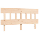 Senior Bed without Mattress 150x200 cm Solid Wood - Low Angle