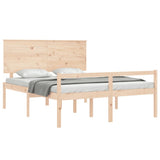 Senior Bed without Mattress 150x200 cm Solid Wood - Top-Down View