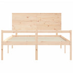 Senior Bed without Mattress 150x200 cm Solid Wood