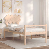Senior Bed without Mattress 90x190 cm Solid Wood
