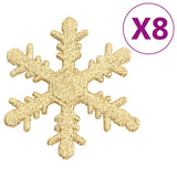 111 Piece Christmas Bauble Set Gold Polystyrene - Extra Image