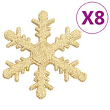 111 Piece Christmas Bauble Set Gold Polystyrene - Extra Image