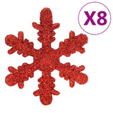 111 Piece Christmas Bauble Set Red Polystyrene - Extra Image