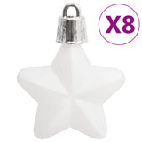 111 Piece Christmas Bauble Set White Polystyrene - Extra Image