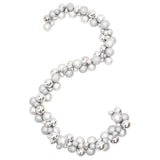 Christmas Balls Garland Silver 175 cm Polystyrene - Side View