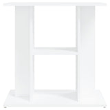 Aquarium Stand White 60x30x60 cm Engineered Wood - Top-Down View