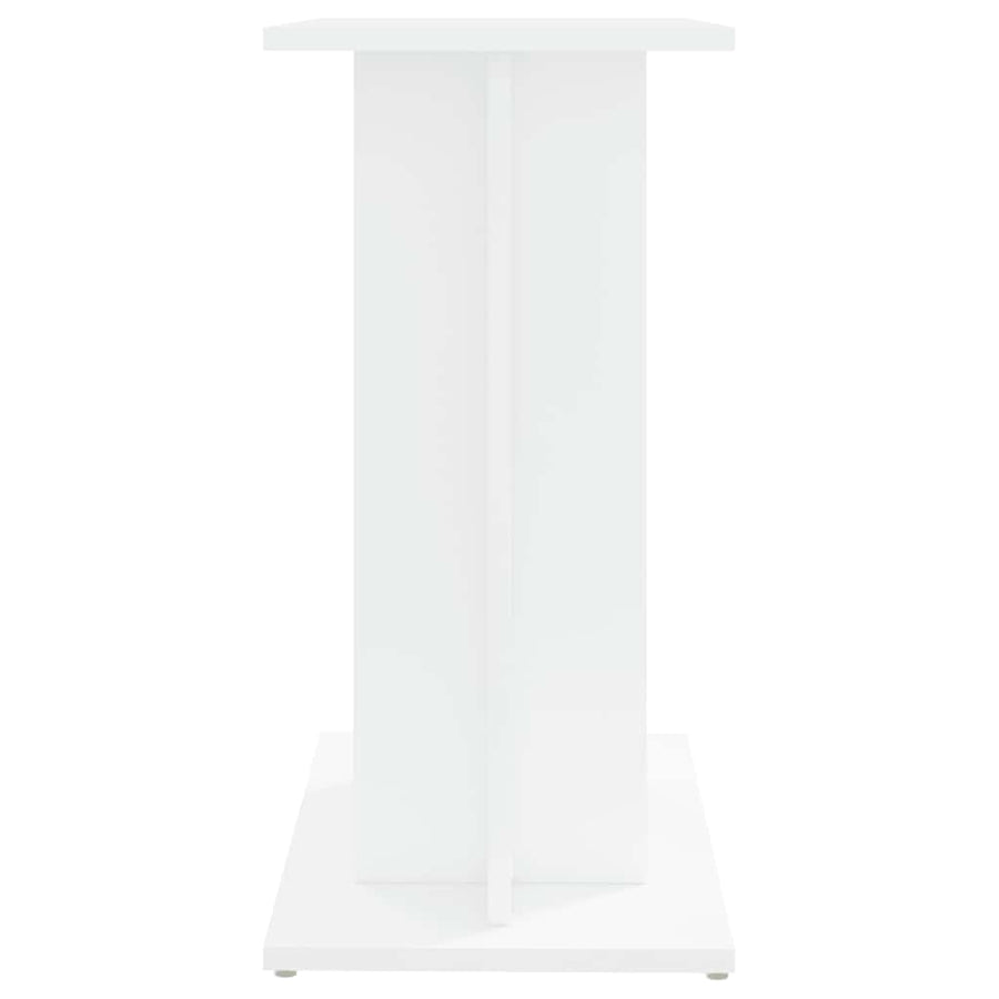 Aquarium Stand White 60x30x60 cm Engineered Wood