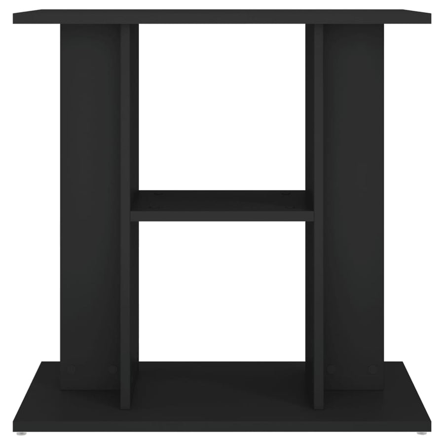 Aquarium Stand Black 60x30x60 cm Engineered Wood