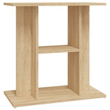 Aquarium Stand Sonoma Oak 60x30x60 cm Engineered Wood - Front View