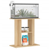 Aquarium Stand Sonoma Oak 60x30x60 cm Engineered Wood - Side View
