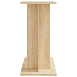 Aquarium Stand Sonoma Oak 60x30x60 cm Engineered Wood - 45-Degree Angle