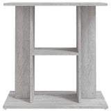 Aquarium Stand Grey Sonoma 60x30x60 cm Engineered Wood - Top-Down View