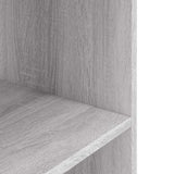 Aquarium Stand Grey Sonoma 60x30x60 cm Engineered Wood - Rear View