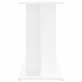 Aquarium Stand White 80x35x60 cm Engineered Wood - 45-Degree Angle