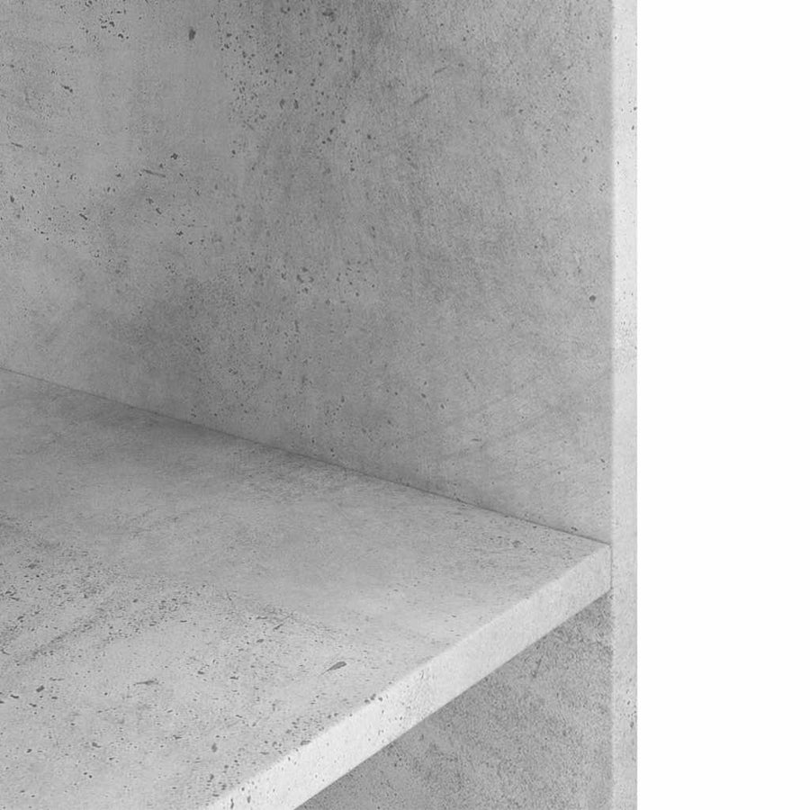 Aquarium Stand Concrete Grey 80x35x60 cm Engineered Wood