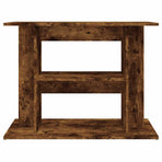 Aquarium Stand Smoked Oak 80x35x60 cm Engineered Wood