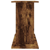 Aquarium Stand Smoked Oak 80x35x60 cm Engineered Wood - 45-Degree Angle