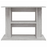 Aquarium Stand Grey Sonoma 80x35x60 cm Engineered Wood - Top-Down View