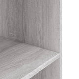 Aquarium Stand Grey Sonoma 80x35x60 cm Engineered Wood - Rear View