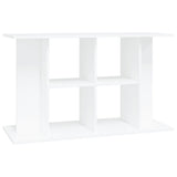 Aquarium Stand White 100x40x60 cm Engineered Wood - Front View