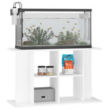 Aquarium Stand White 100x40x60 cm Engineered Wood