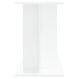 Aquarium Stand White 100x40x60 cm Engineered Wood - 45-Degree Angle