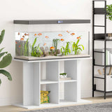 Aquarium Stand White 100x40x60 cm Engineered Wood
