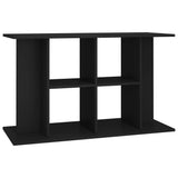 Aquarium Stand Black 100x40x60 cm Engineered Wood - Front View