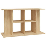 Aquarium Stand Sonoma Oak 100x40x60 cm Engineered Wood - Front View