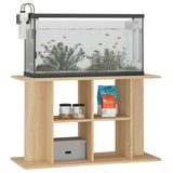 Aquarium Stand Sonoma Oak 100x40x60 cm Engineered Wood - Side View