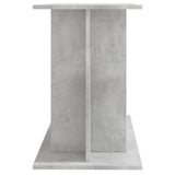 Aquarium Stand Concrete Grey 100x40x60 cm Engineered Wood - 45-Degree Angle