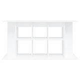 Aquarium Stand White 120x40x60 cm Engineered Wood - Top-Down View