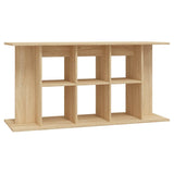 Aquarium Stand Sonoma Oak 120x40x60 cm Engineered Wood - Front View