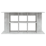 Aquarium Stand Concrete Grey 120x40x60 cm Engineered Wood - Top-Down View
