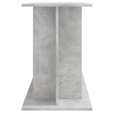 Aquarium Stand Concrete Grey 120x40x60 cm Engineered Wood - 45-Degree Angle
