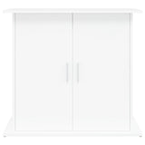 Aquarium Stand White 81x36x73 cm Engineered Wood