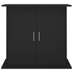 Aquarium Stand Black 81x36x73 cm Engineered Wood